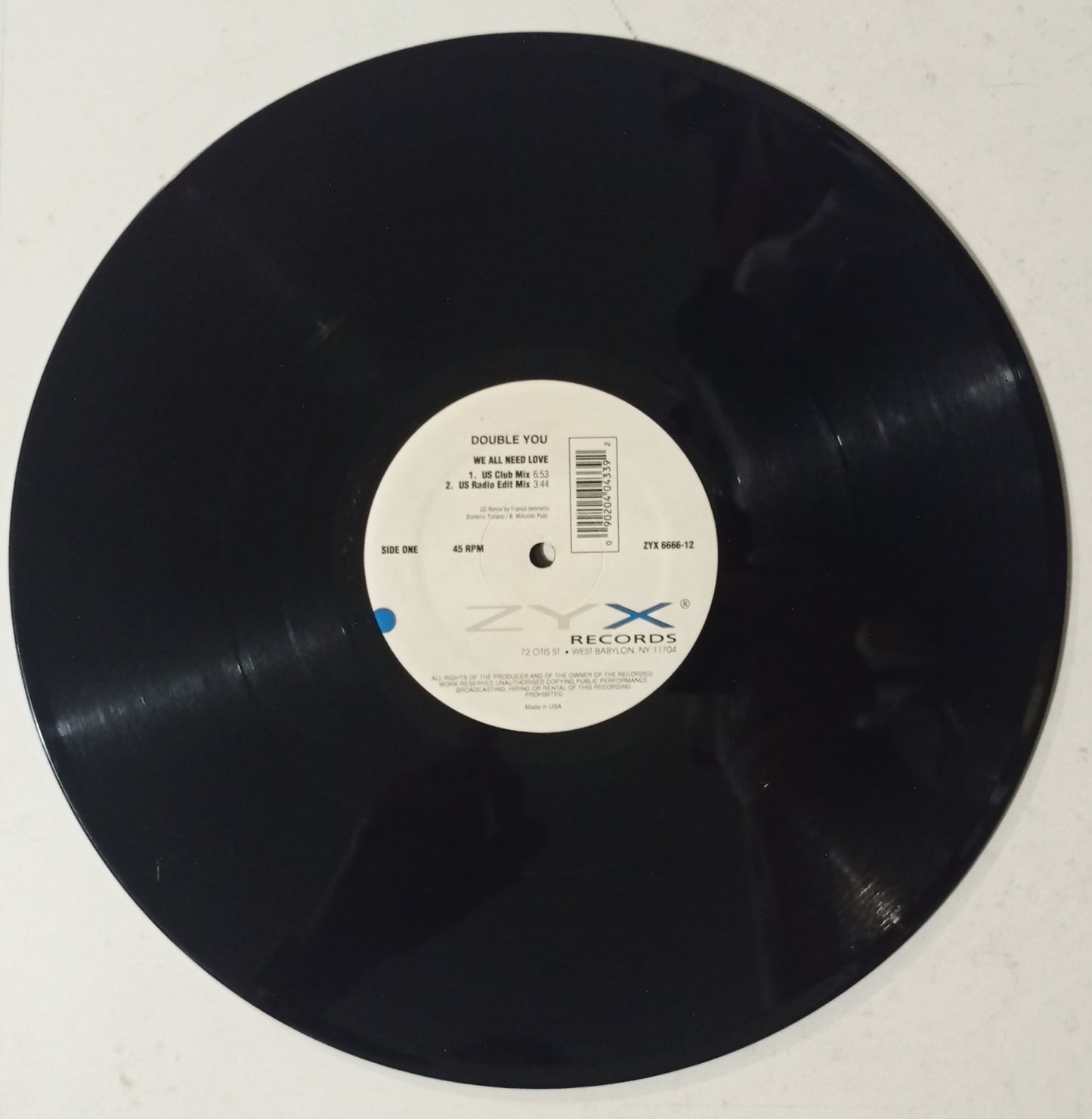 Double You -  We All Need Love (Remix) (LP 12" - Importado USA - USADO)