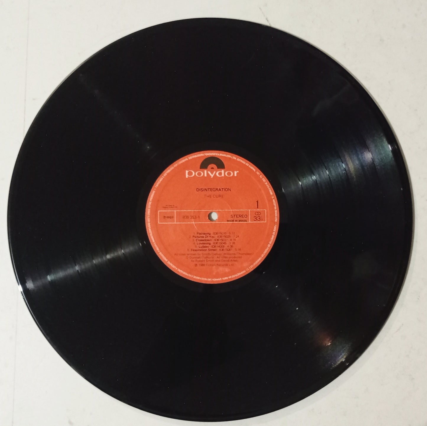 The Cure - Disintegration (LP - Nacional - USADO)