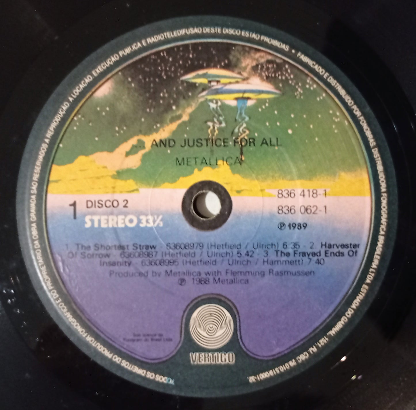 Metallica - ...And Justice For All (LP X 2 - Nacional - USADO)