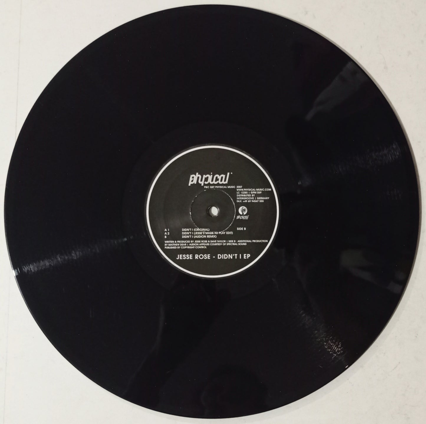 Jesse Rose - Didn't I EP (Vynil 12" - Importado Alemanha - USADO)