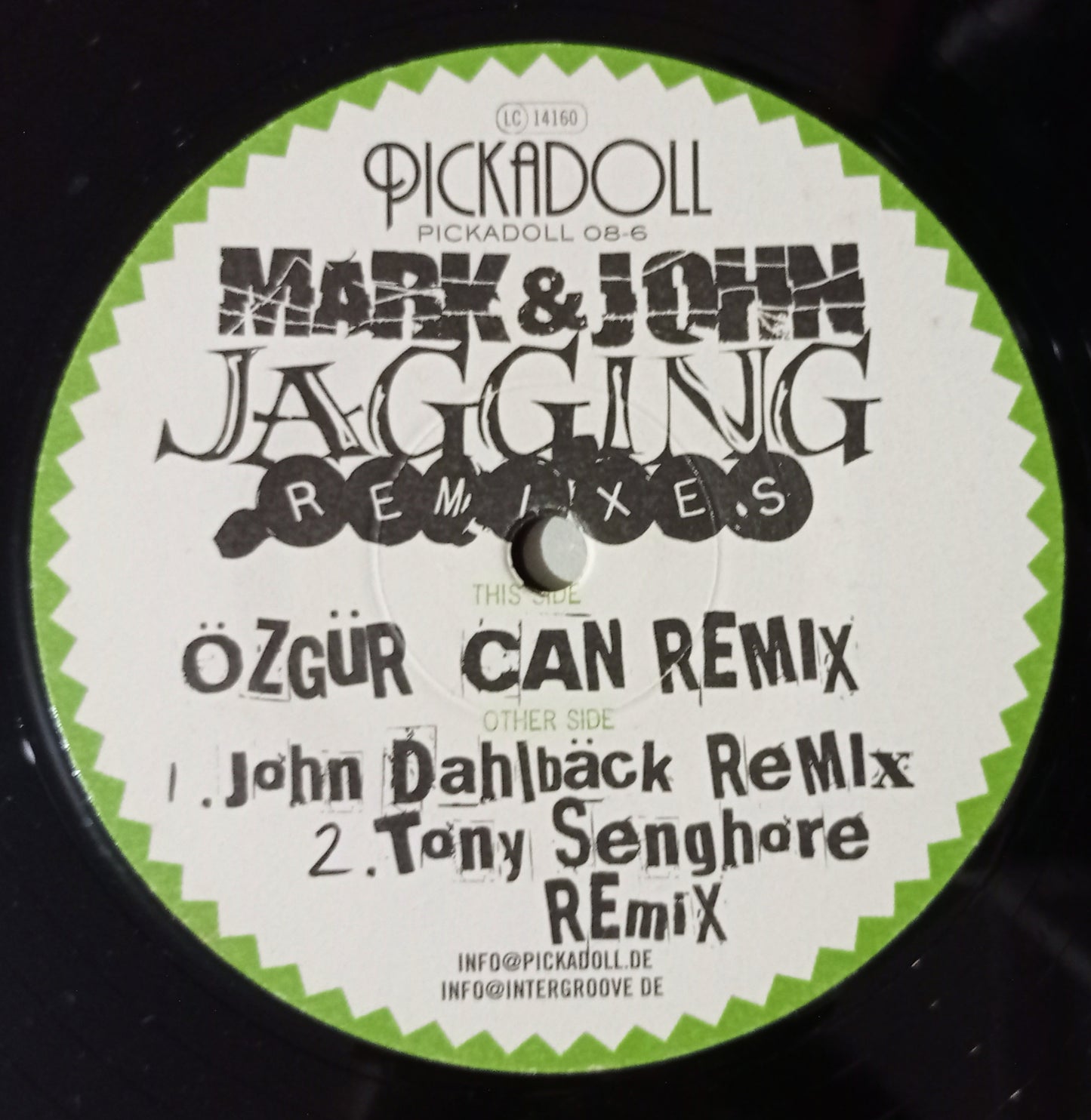 Mark & John - Jagging (Remixes) (Vynil 12" - Importado Alemanha - USADO)