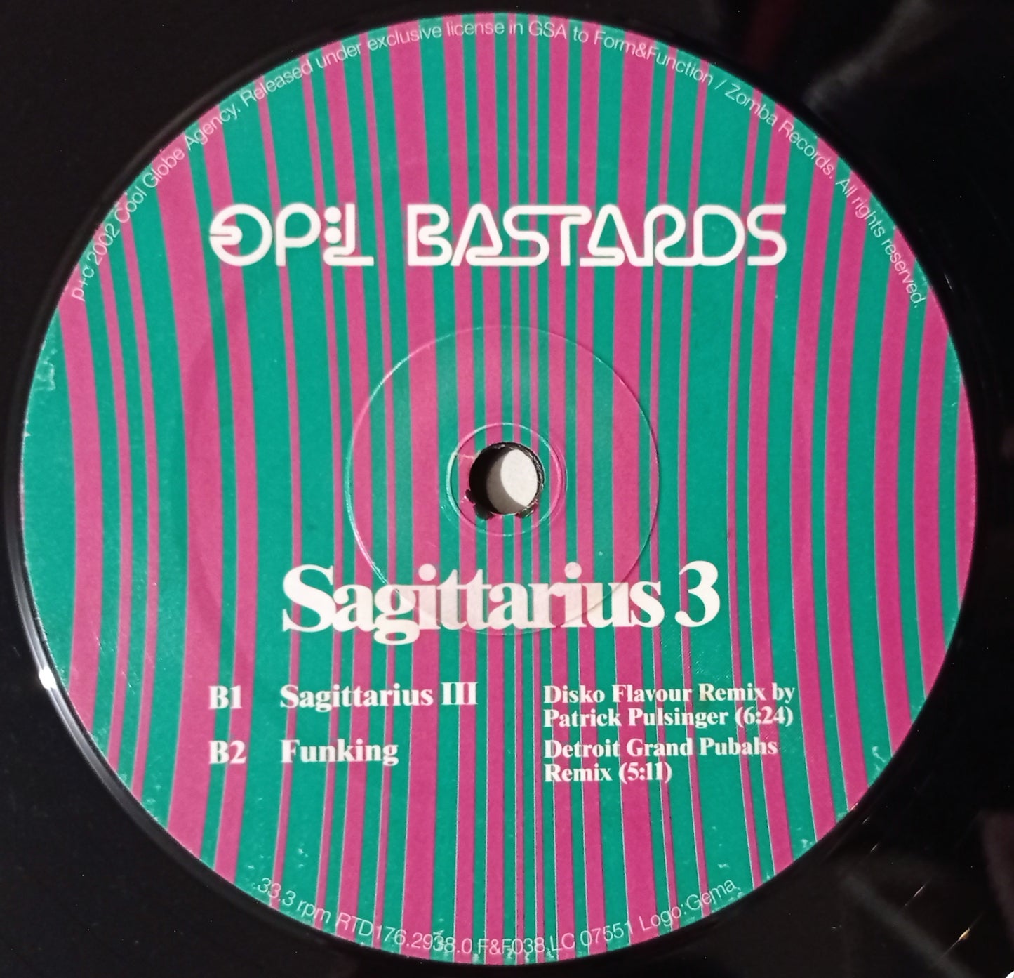 Op:L Bastards - Sagittarius 3 (Vynil 12" - Importado Alemanha - USADO)