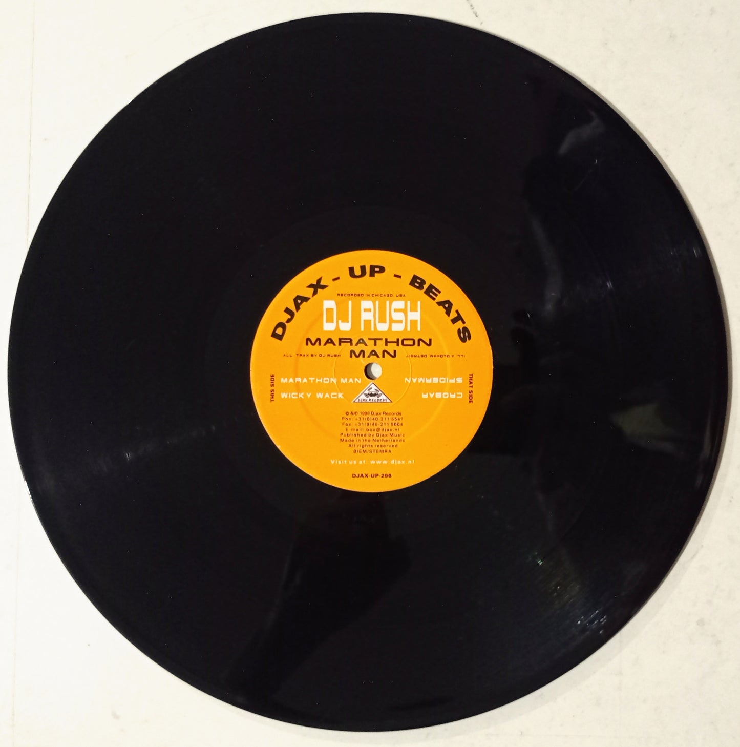 DJ Rush - Marathon Man (Vynil 12" - Importado Holanda - USADO)
