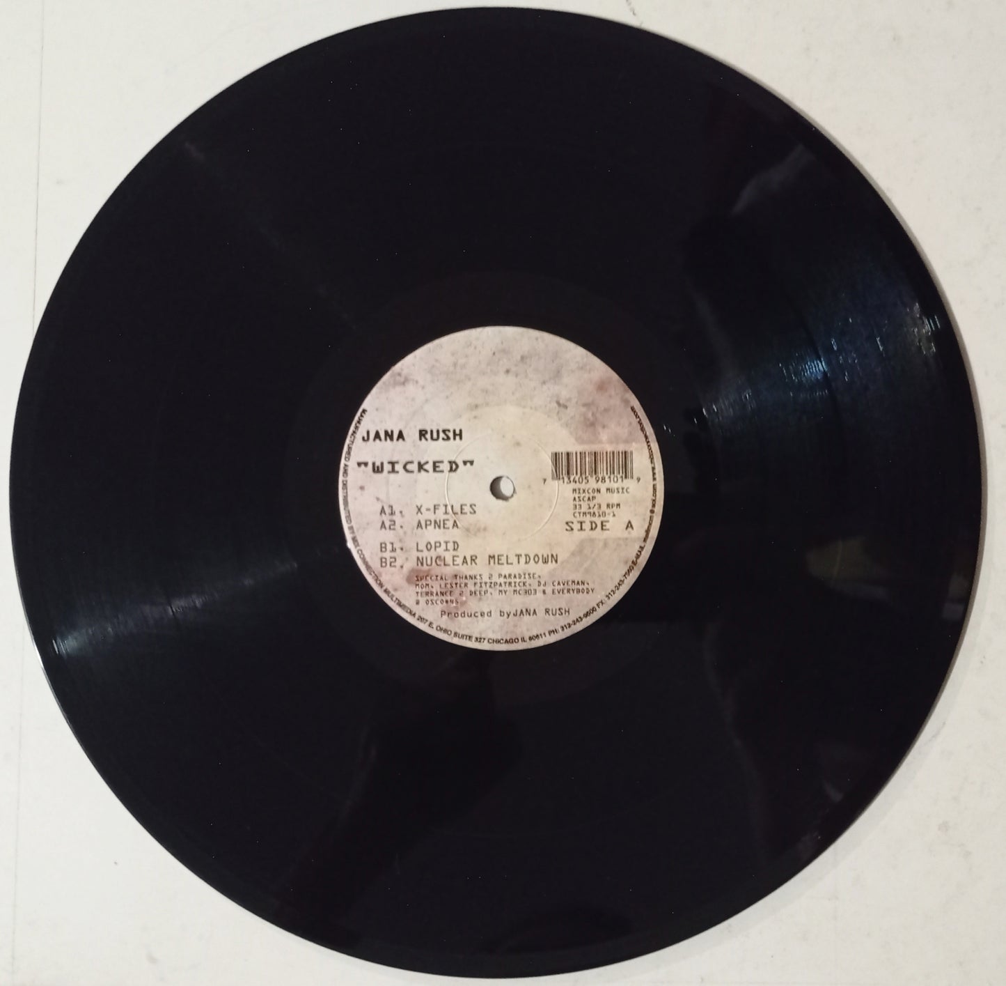 Jana Rush - Wicked (Vynil 12" - Importado USA - USADO)