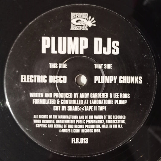 Plump DJs - Plumpy Chunks / Electric Disco (Vynil 12" - Importado Inglaterra - USADO)