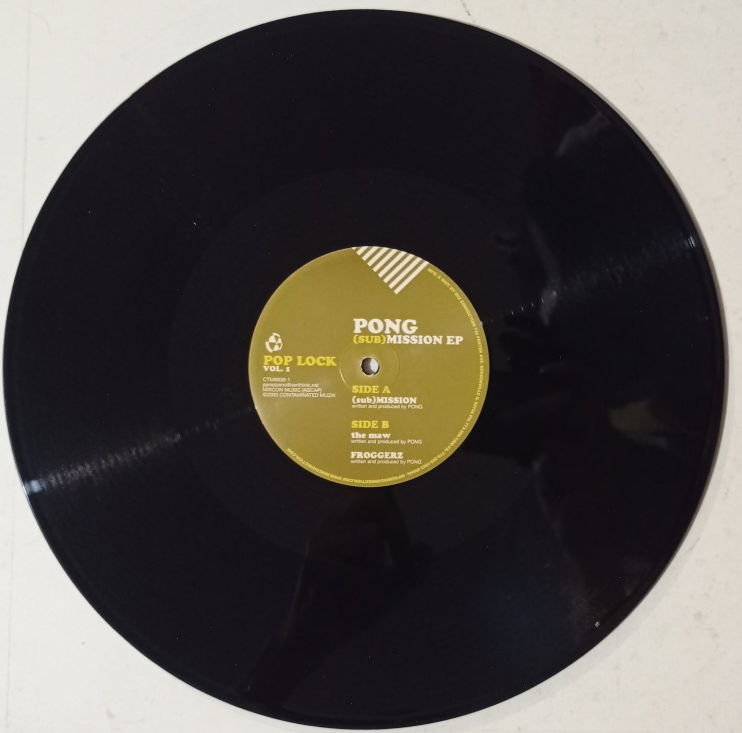 Pong - (Sub)Mission EP / Pop Lock Vol. 1 (Vynil 12" - Importado USA - USADO)
