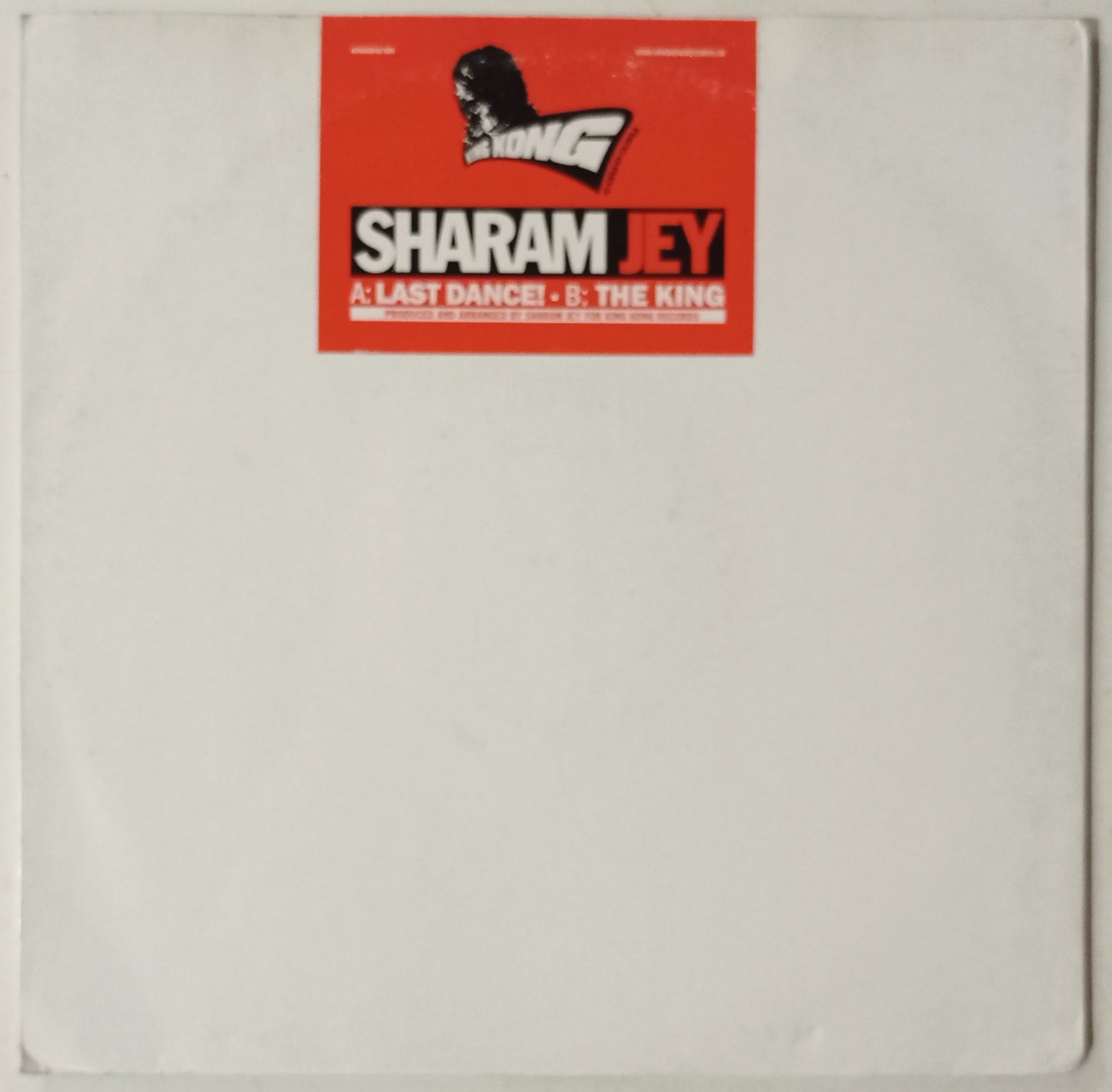 Sharam Jay - Last Dance! / The King (Vynil 12" - Importado Alemanha - USADO)