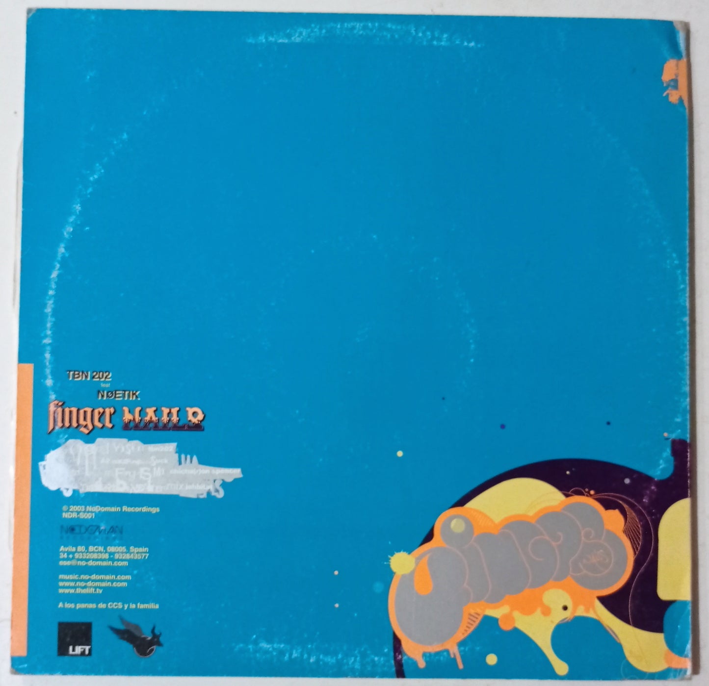 TBN 202 - Fingernails (Vynil 12" - Importado Espanha - USADO)