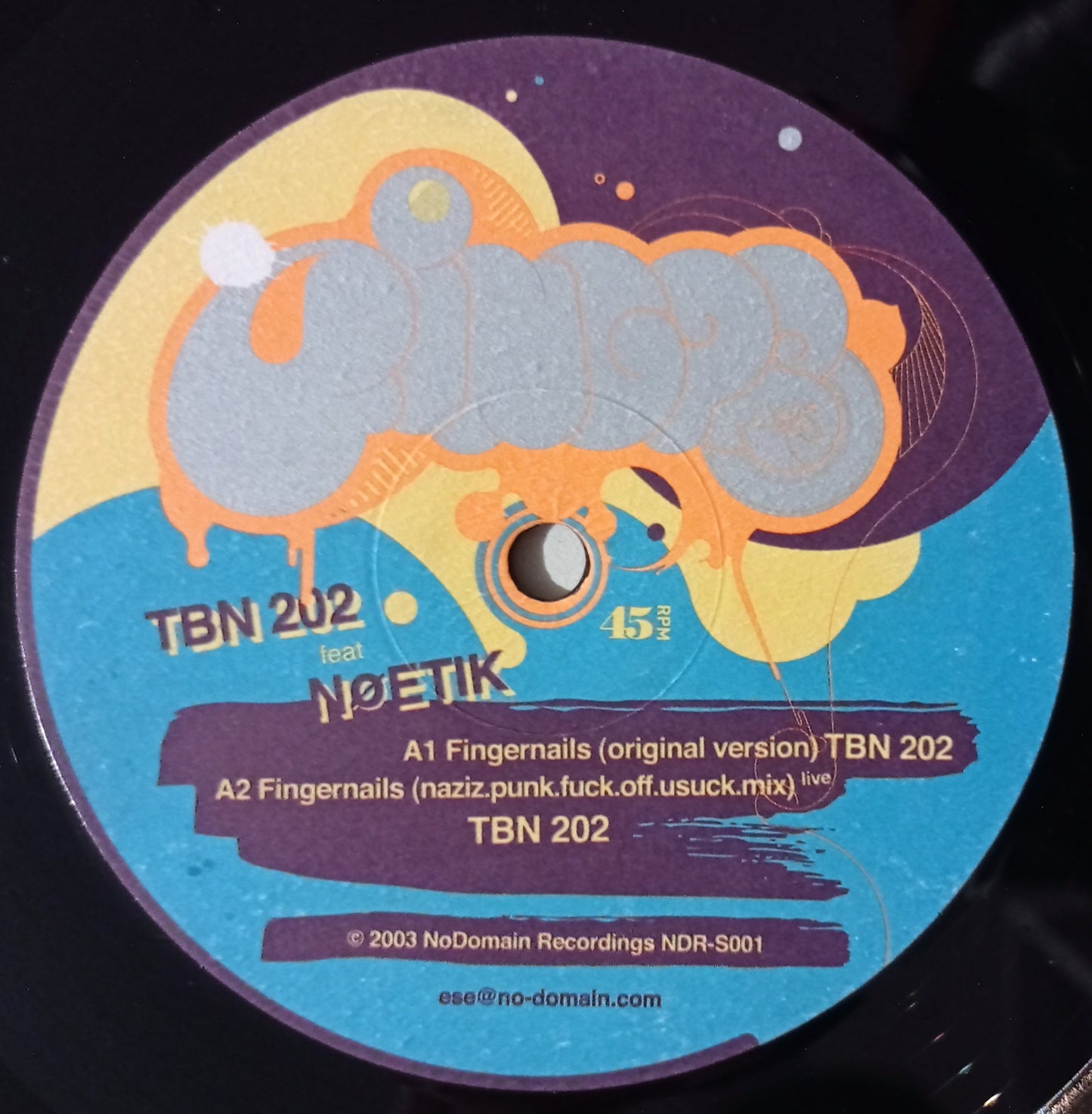 TBN 202 - Fingernails (Vynil 12" - Importado Espanha - USADO)
