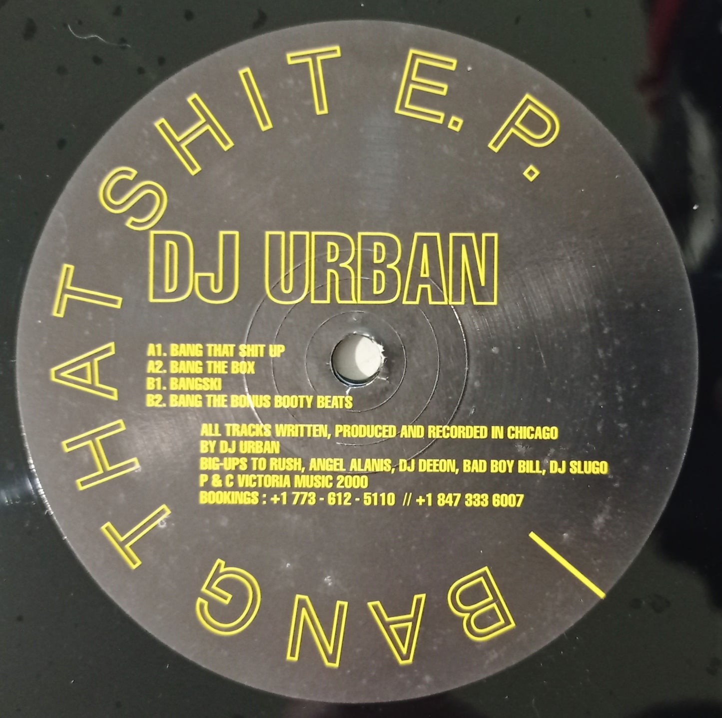 DJ Urban - Bang That Shit E.P. (Vynil 12" - Importado Inglaterra - USADO)