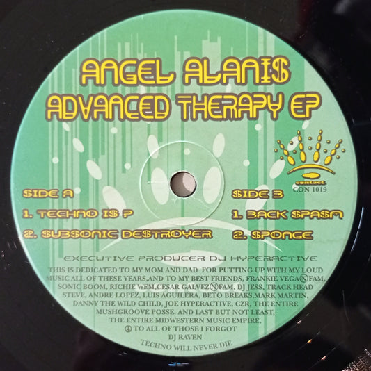 Angel Alanis - Advanced Therapy EP (2x Vynil 12" - Importado USA - USADO)