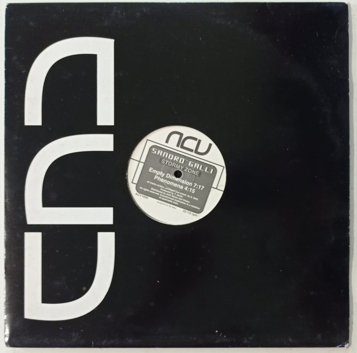 Sandro Galli - Stormy Zone (Vynil 12" - Importado Itália - USADO)