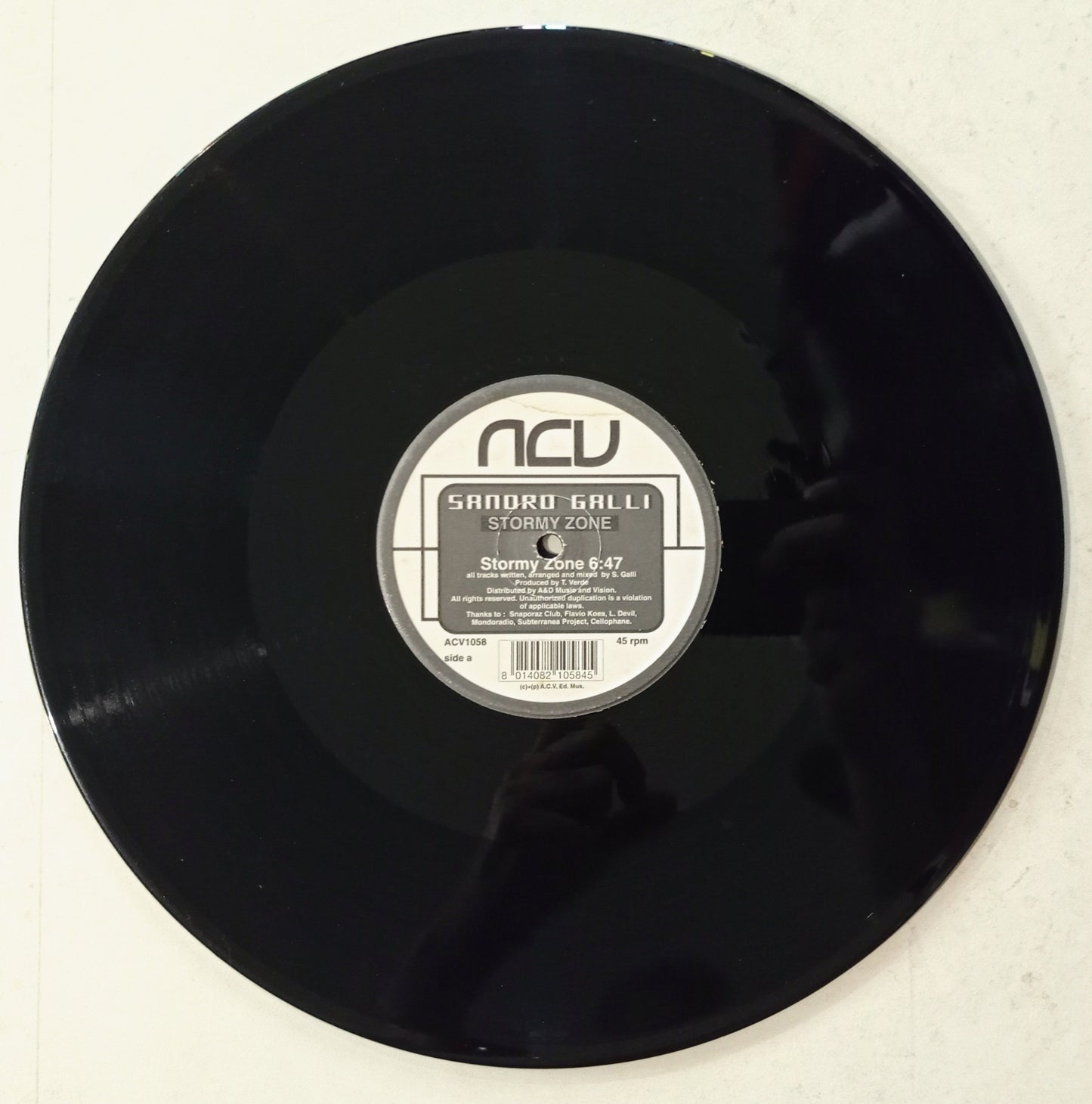Sandro Galli - Stormy Zone (Vynil 12" - Importado Itália - USADO)