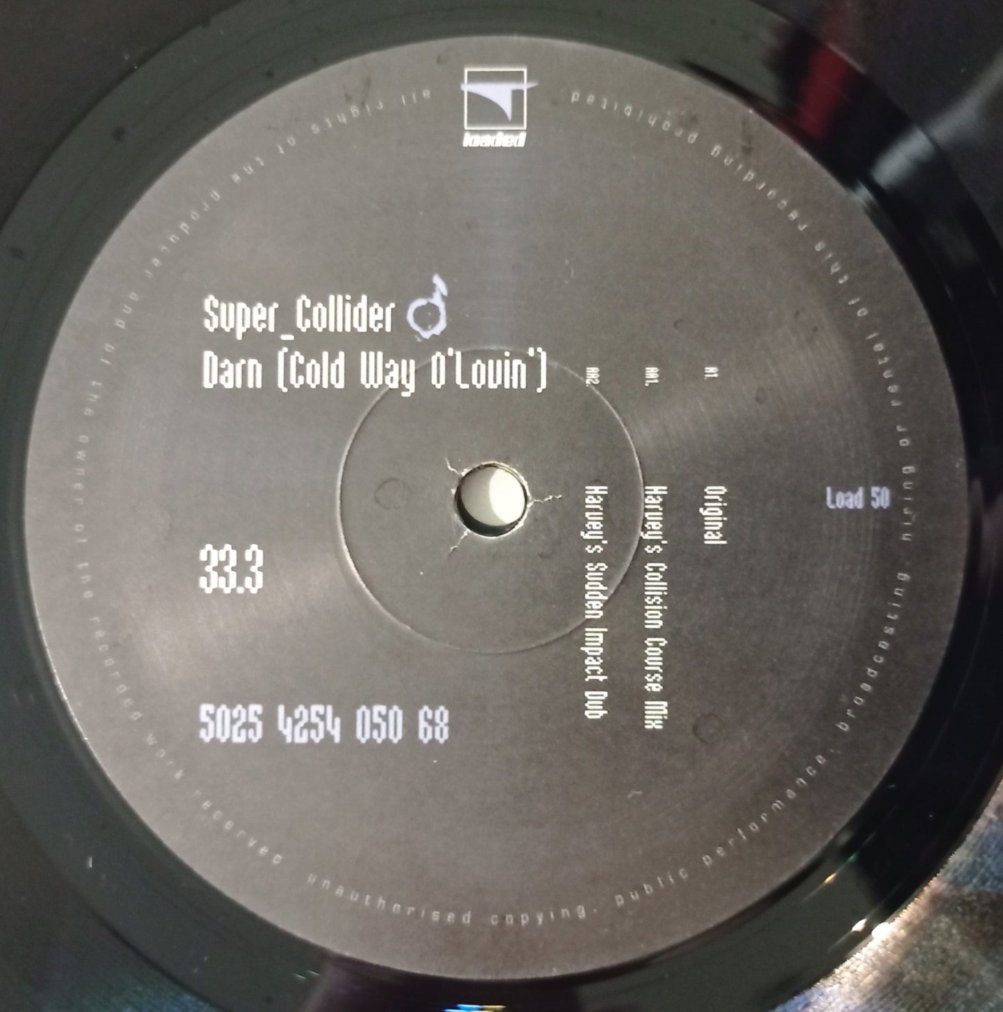 Super Collider - Darn (Cold Way O' Lovin') (Vynil 12" - Importado Inglaterra - USADO)