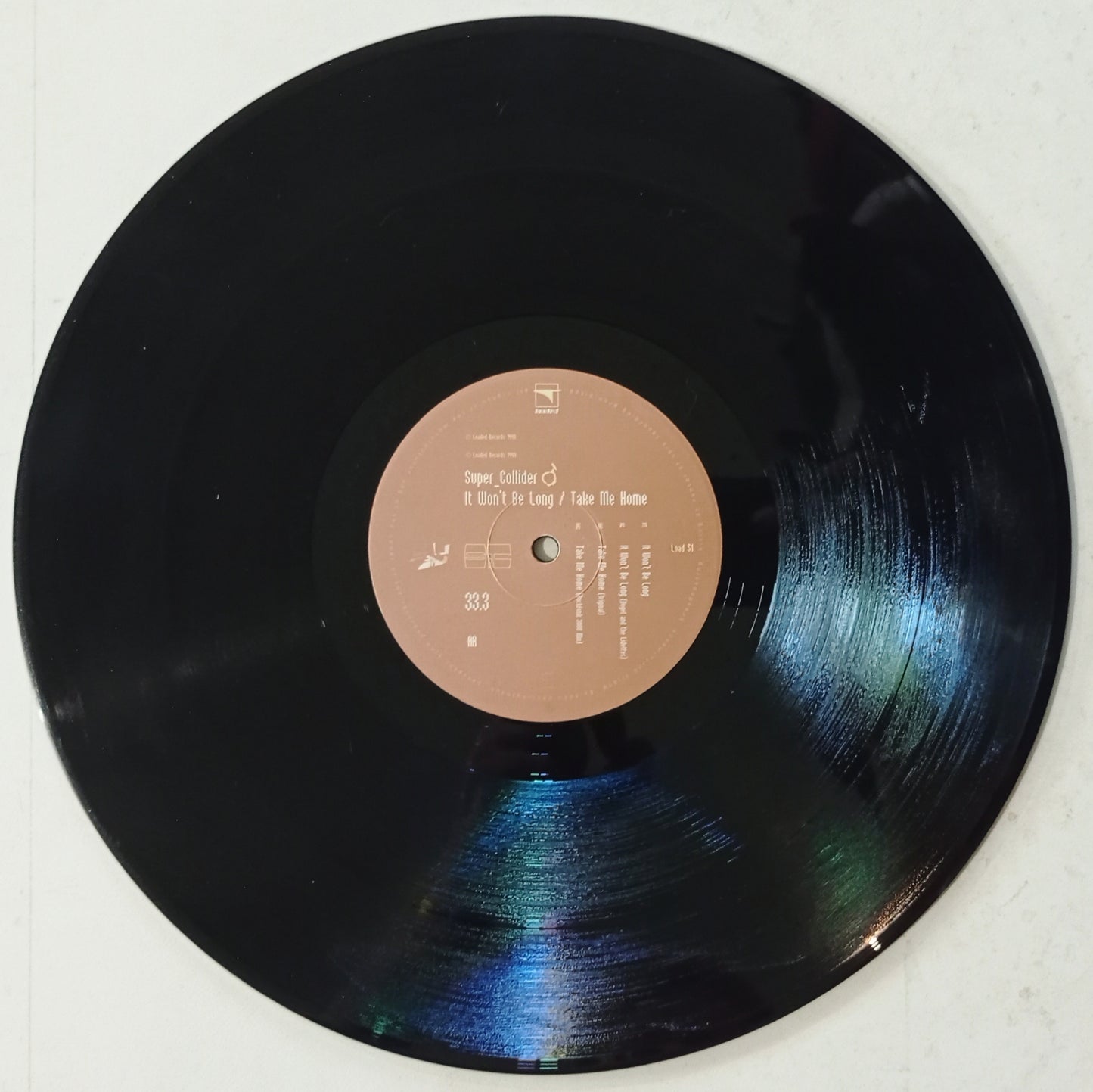 Super Collider - It Won't Be Long / Take Me Home (Vynil 12" - Importado Inglaterra - USADO)