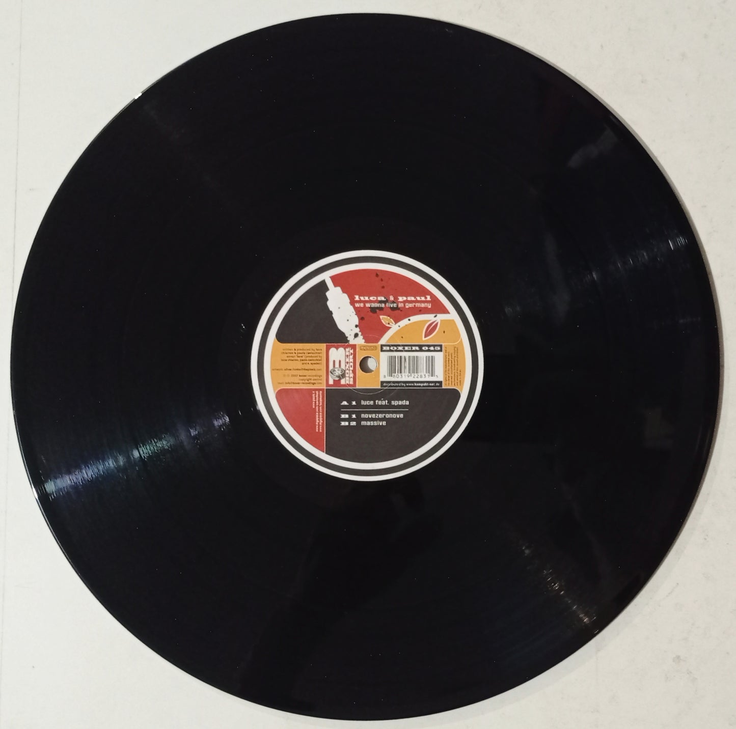 Luca & Paul - We Wanna Live In Germany (Vynil 12" - Importado Alemanha - USADO)