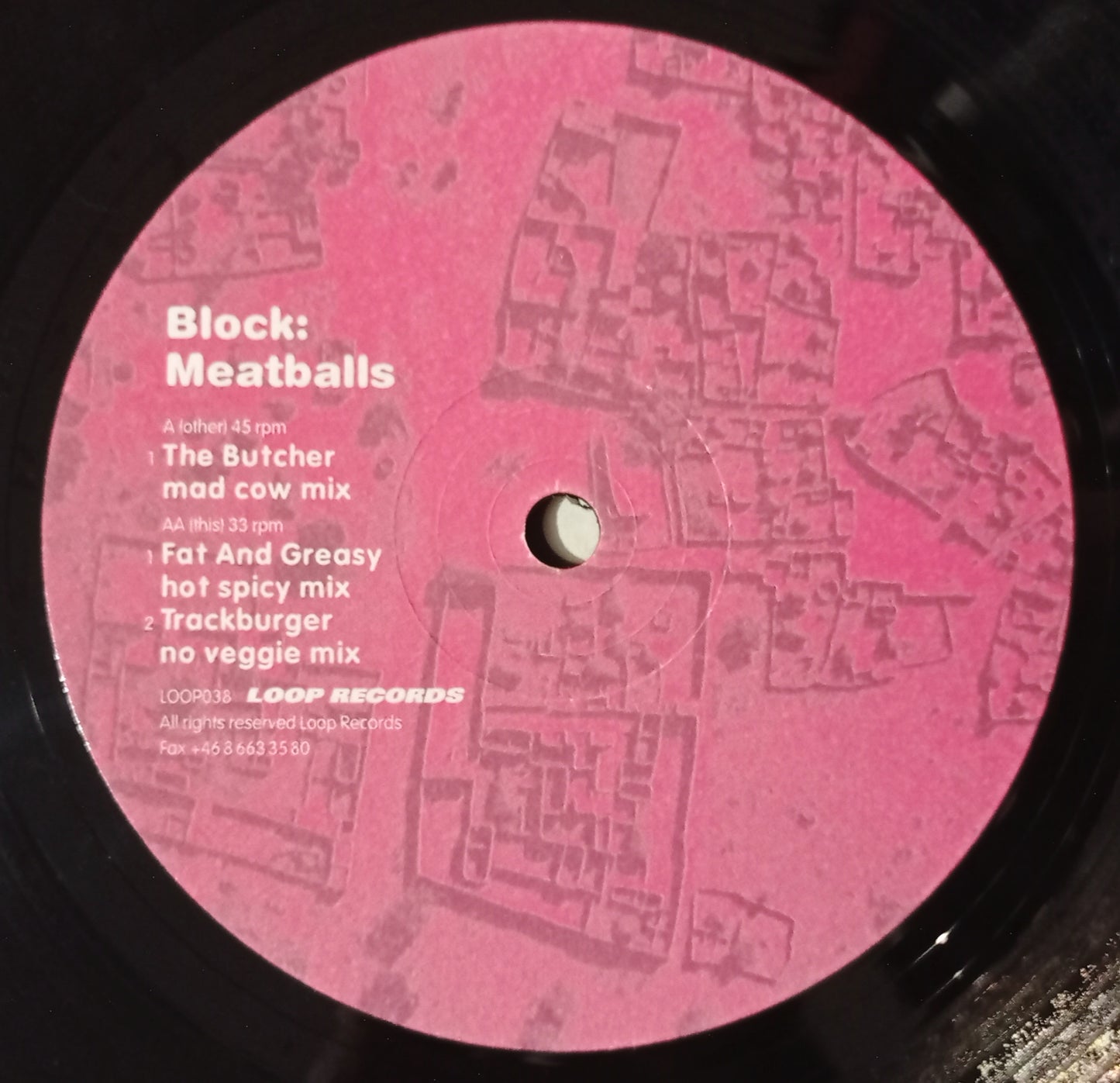 Block - Meatballs (Vynil 12" - Importado Suécia - USADO)