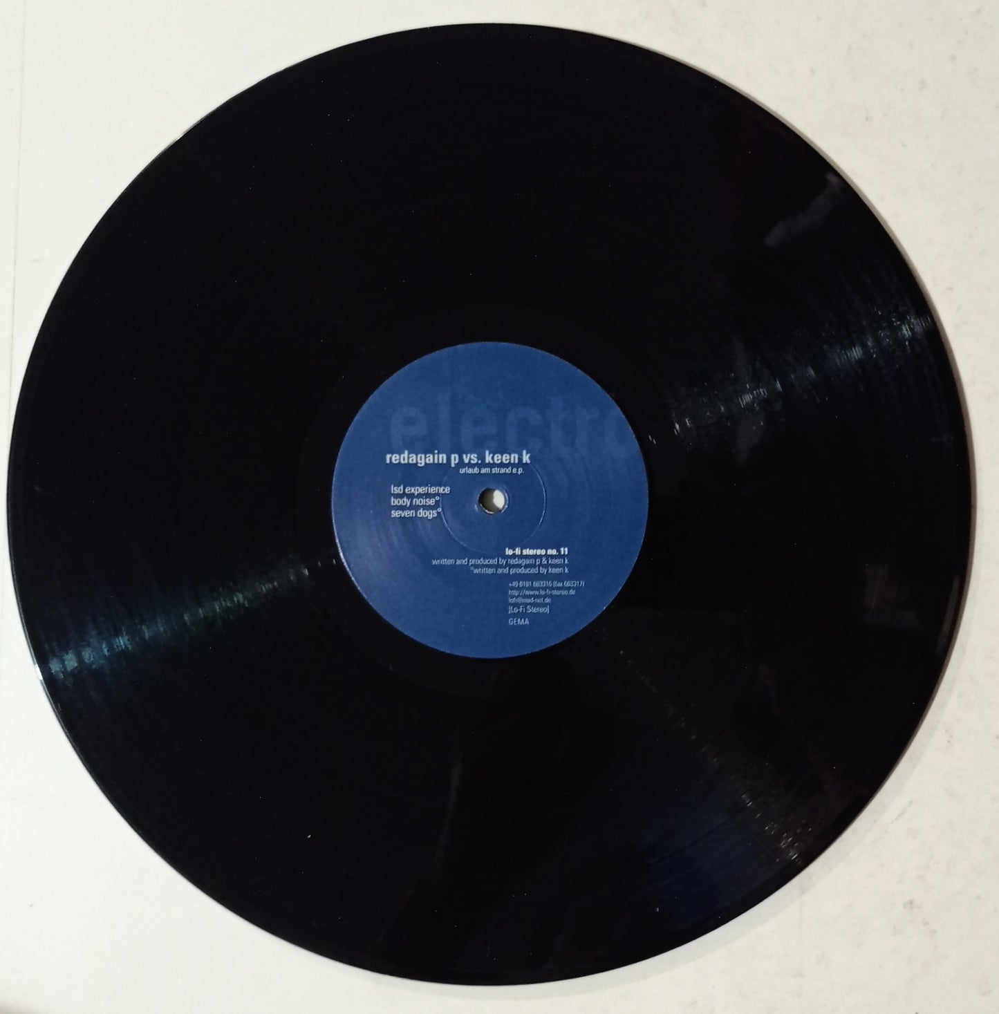 Redagain p & Keen K - Urlaub Am Strand EP (Vynil 12" - Importado Alemanha - USADO)