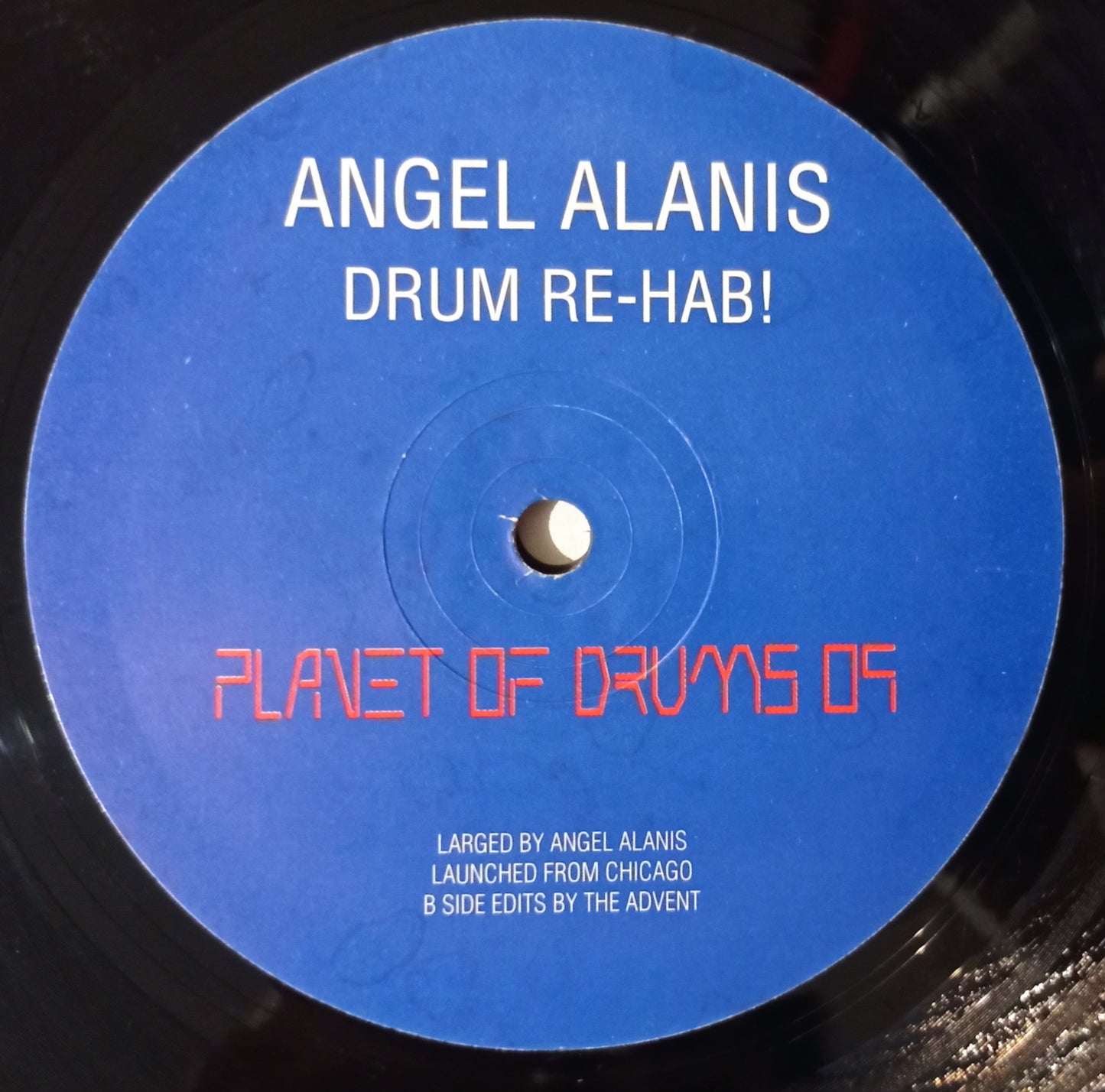 Angel Alanis - Drum Re-Hab (Vynil 12" - Importado Inglaterra - USADO)