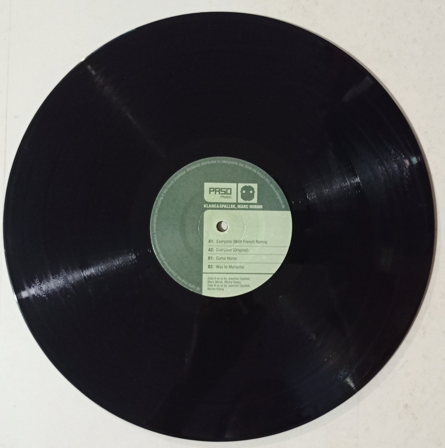 Klang & Spallek, Marc Miroir - Everyone (Vynil 12" - Importado Alemanha - USADO)