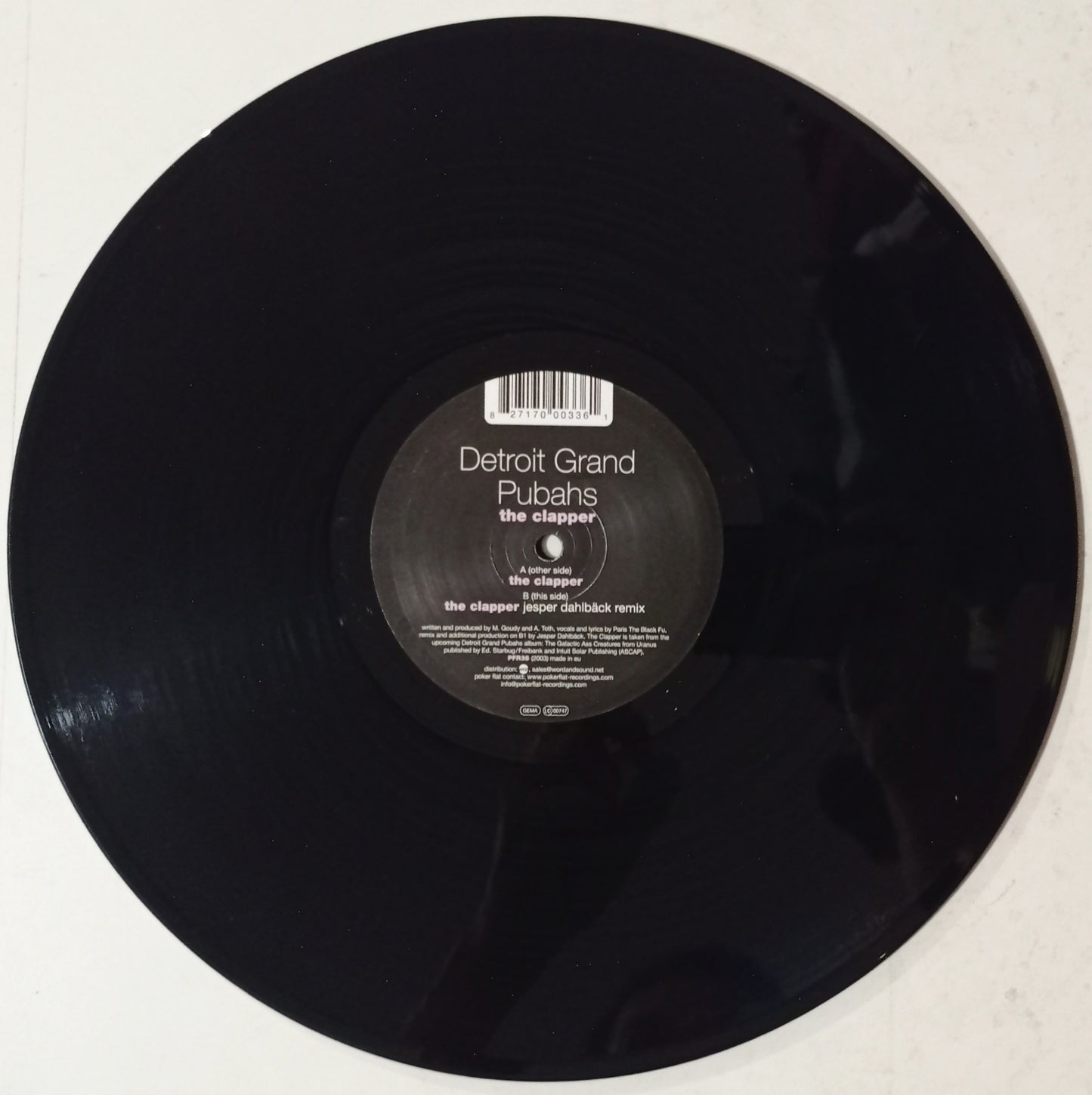 Detroit Grand Pubahs - The Clapper (Vynil 12" - Importado Alemanha - USADO)