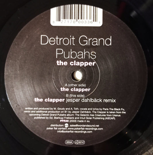Detroit Grand Pubahs - The Clapper (Vynil 12" - Importado Alemanha - USADO)