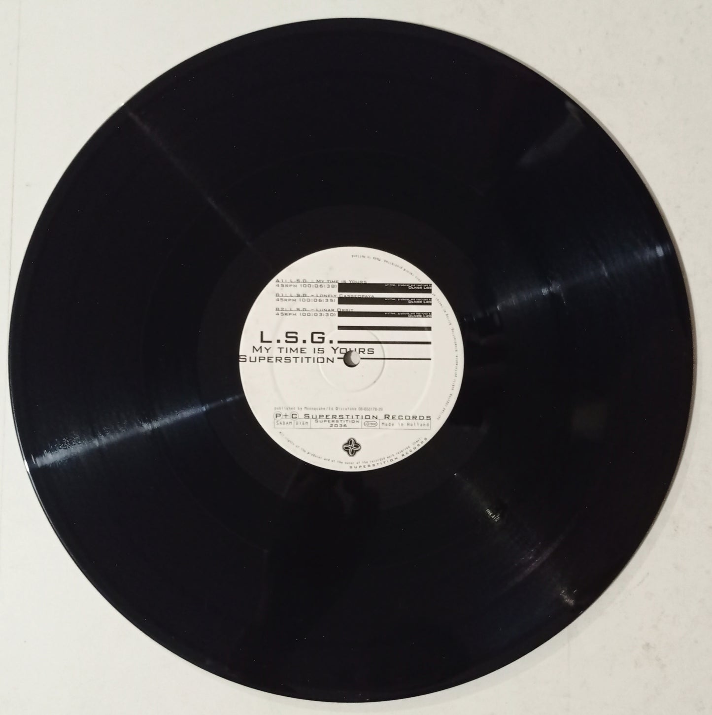 L.S.G. - My Time Is Yours(Vynil 12" - Importado Alemanha - USADO)