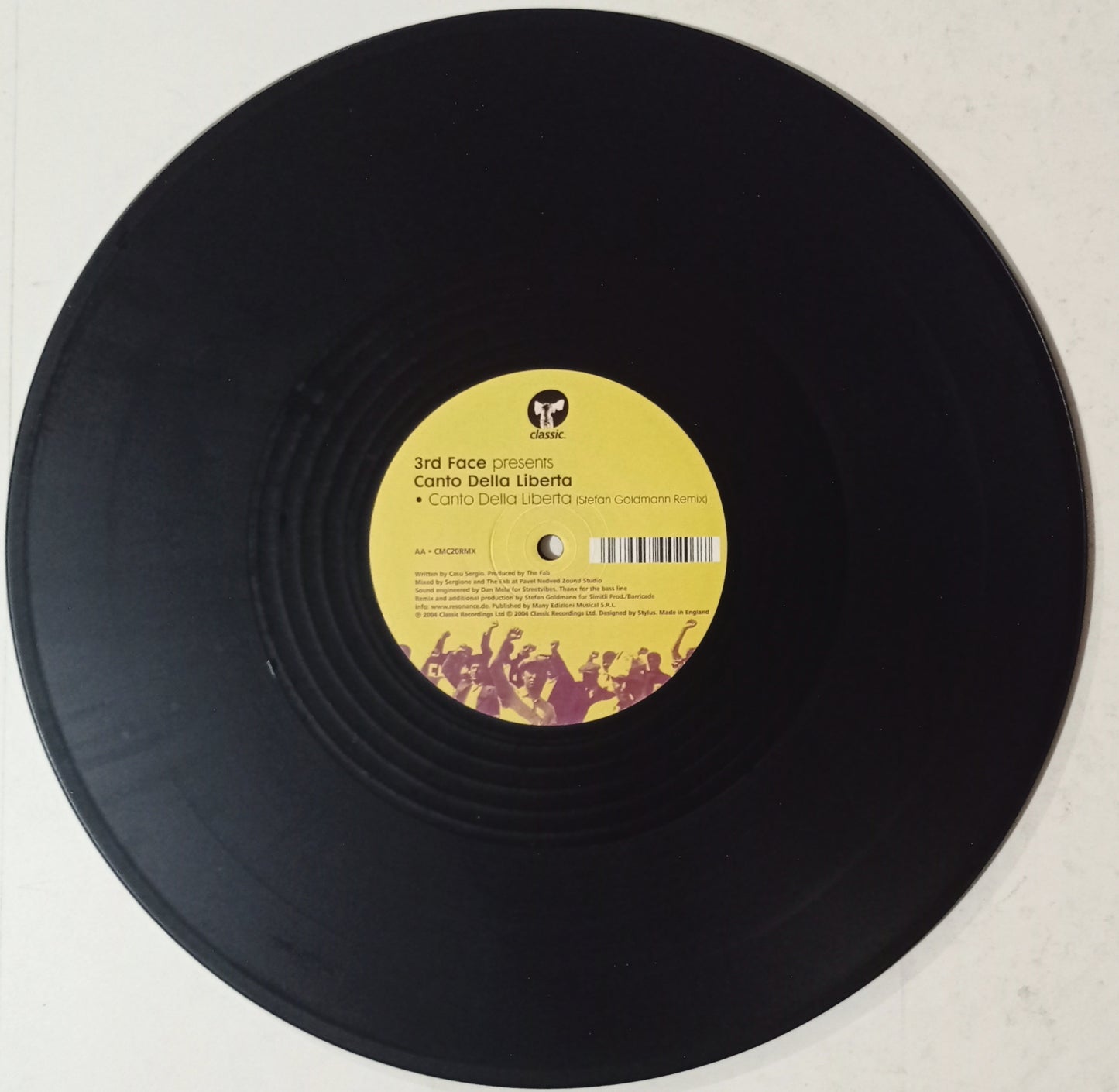 3rd Face - Canto Della Liberta (Remixes) (Vynil 12" - Importado Inglaterra - USADO)