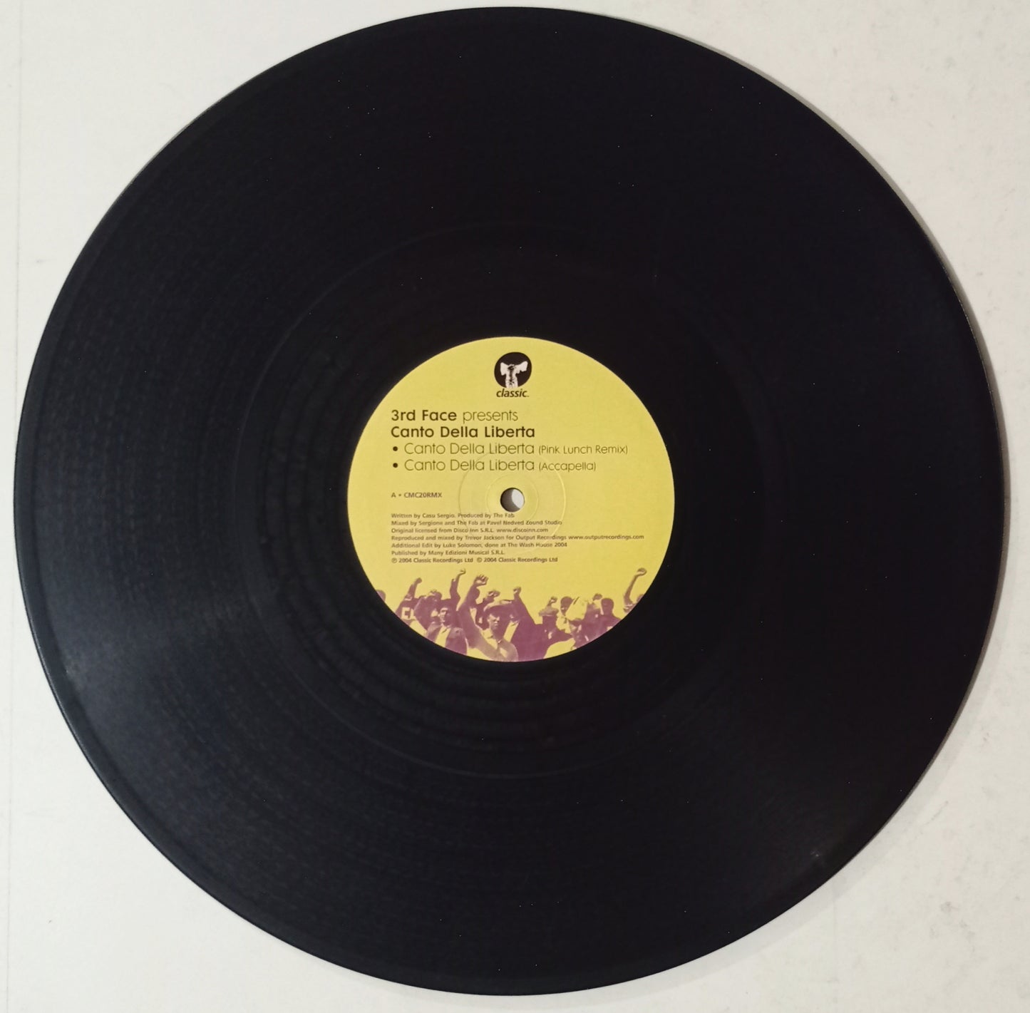 3rd Face - Canto Della Liberta (Remixes) (Vynil 12" - Importado Inglaterra - USADO)