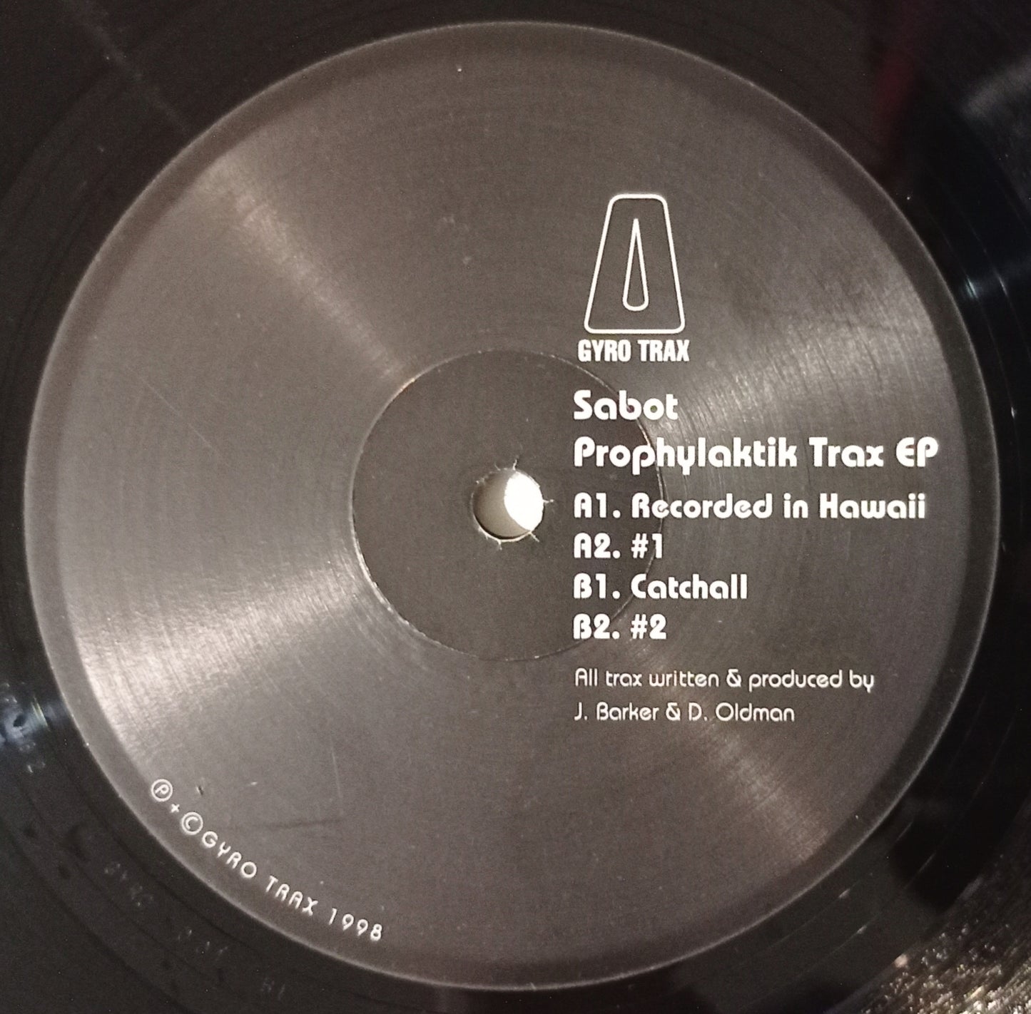 Sabot - Prophylaktik Trax EP (Vynil 12" - Importado Japão - USADO)