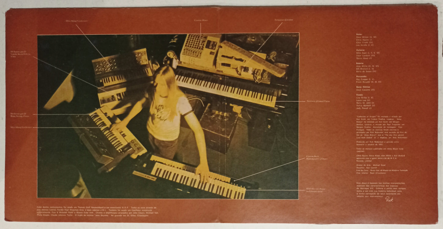 Rick Wakeman - The Six Wives Of Henry VIII (LP - Nacional - USADO)