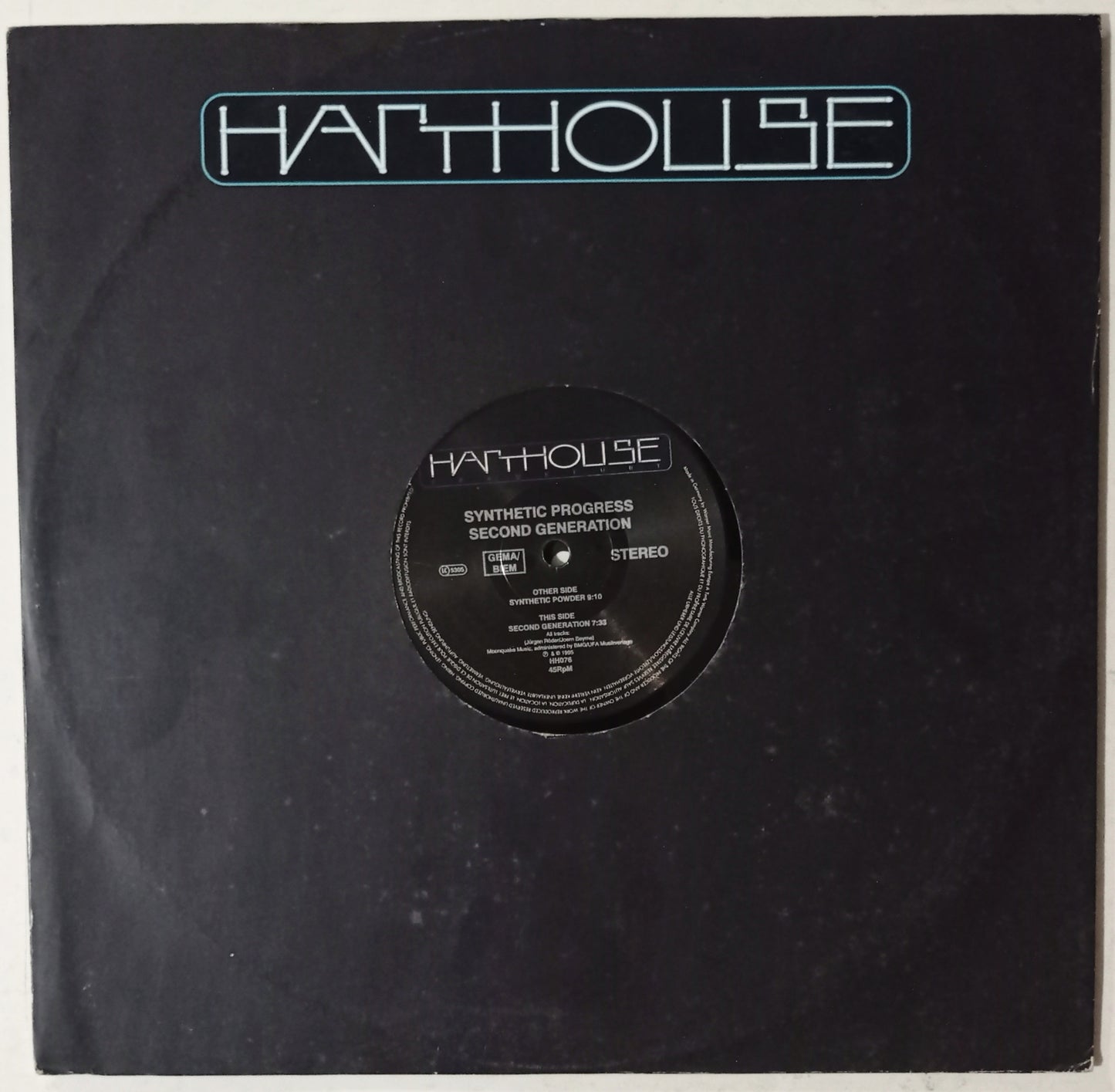 Synthetic Progress - Second Generation (Vynil 12" - Importado Alemanha - USADO)
