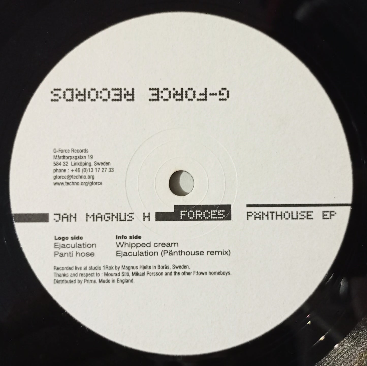 Jan Magnus - Pänthouse EP (Vynil 12" - Importado Suécia - USADO)
