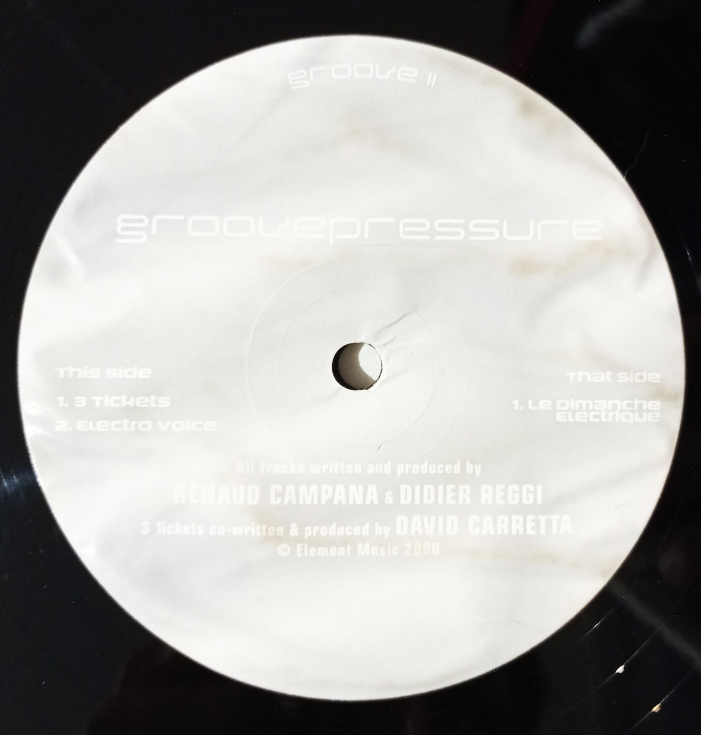Renaud Campana & Didier Reggi - Le Dimanche Electrique (Vynil 12" - Importado Inglaterra - USADO)