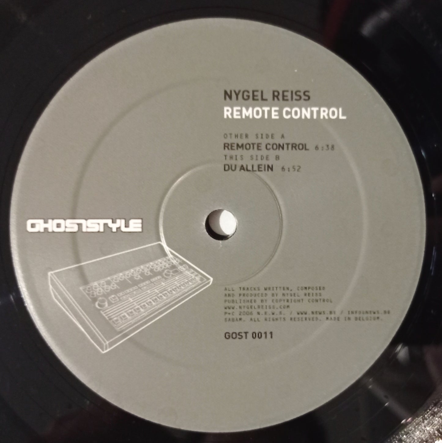Nygel Reiss - Remote Control (Vynil 12" - Importado Bélgica - USADO)