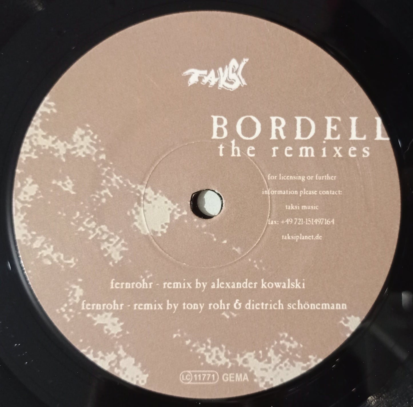 Brtschitsch & Galluzzi - Bordell (The Remixes) (Vynil 12" - Importado Alemanha - USADO)