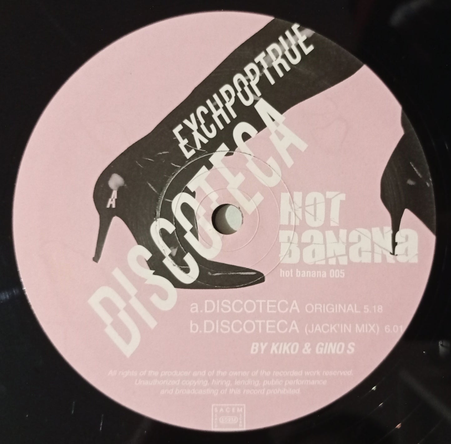 Exchpoptrue - Discoteca (Vynil 12" - Importado França - USADO)