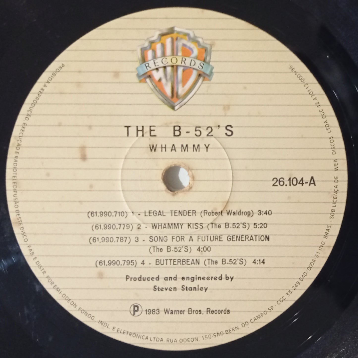 The B-52's - Whammy! (LP - Nacional - USADO)