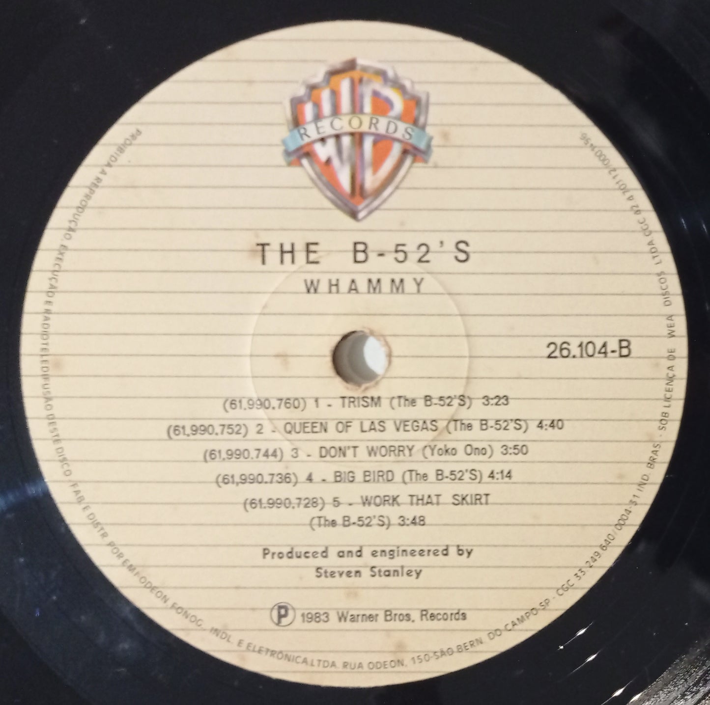 The B-52's - Whammy! (LP - Nacional - USADO)
