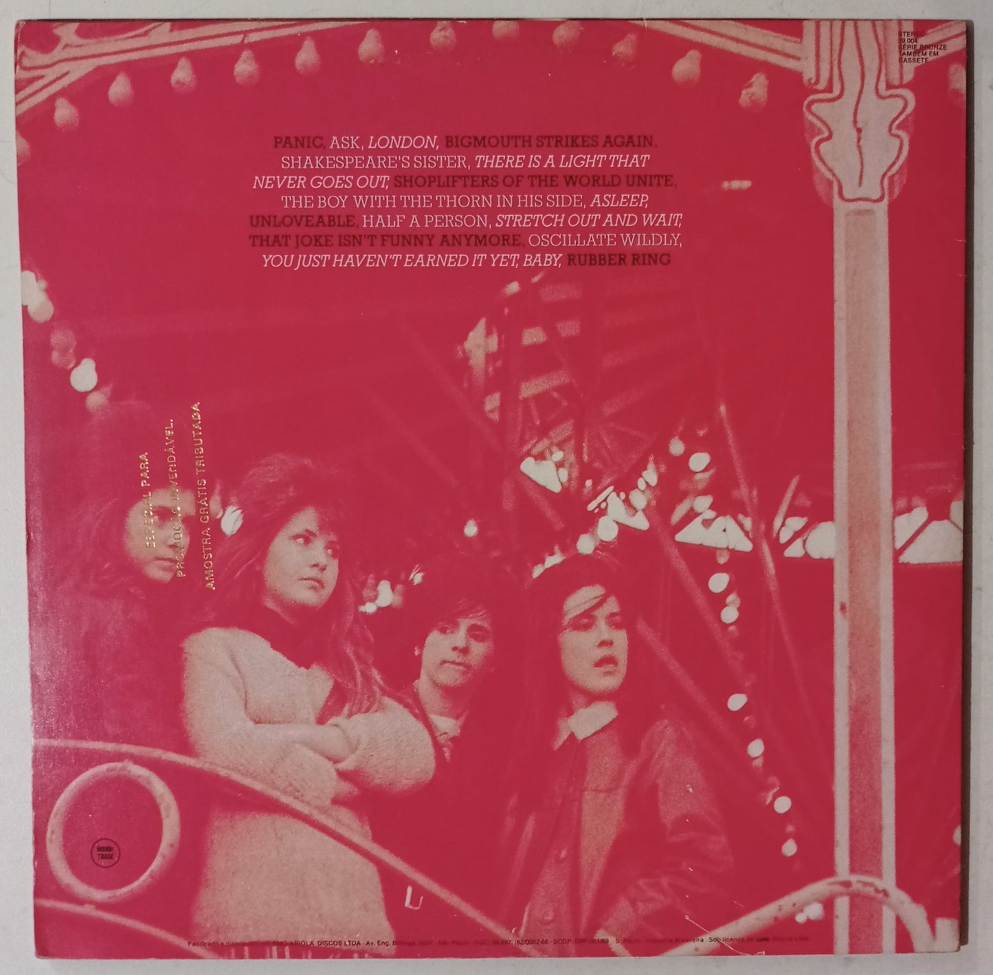 The Smiths - The World Won't Listen (LP - Nacional - USADO)