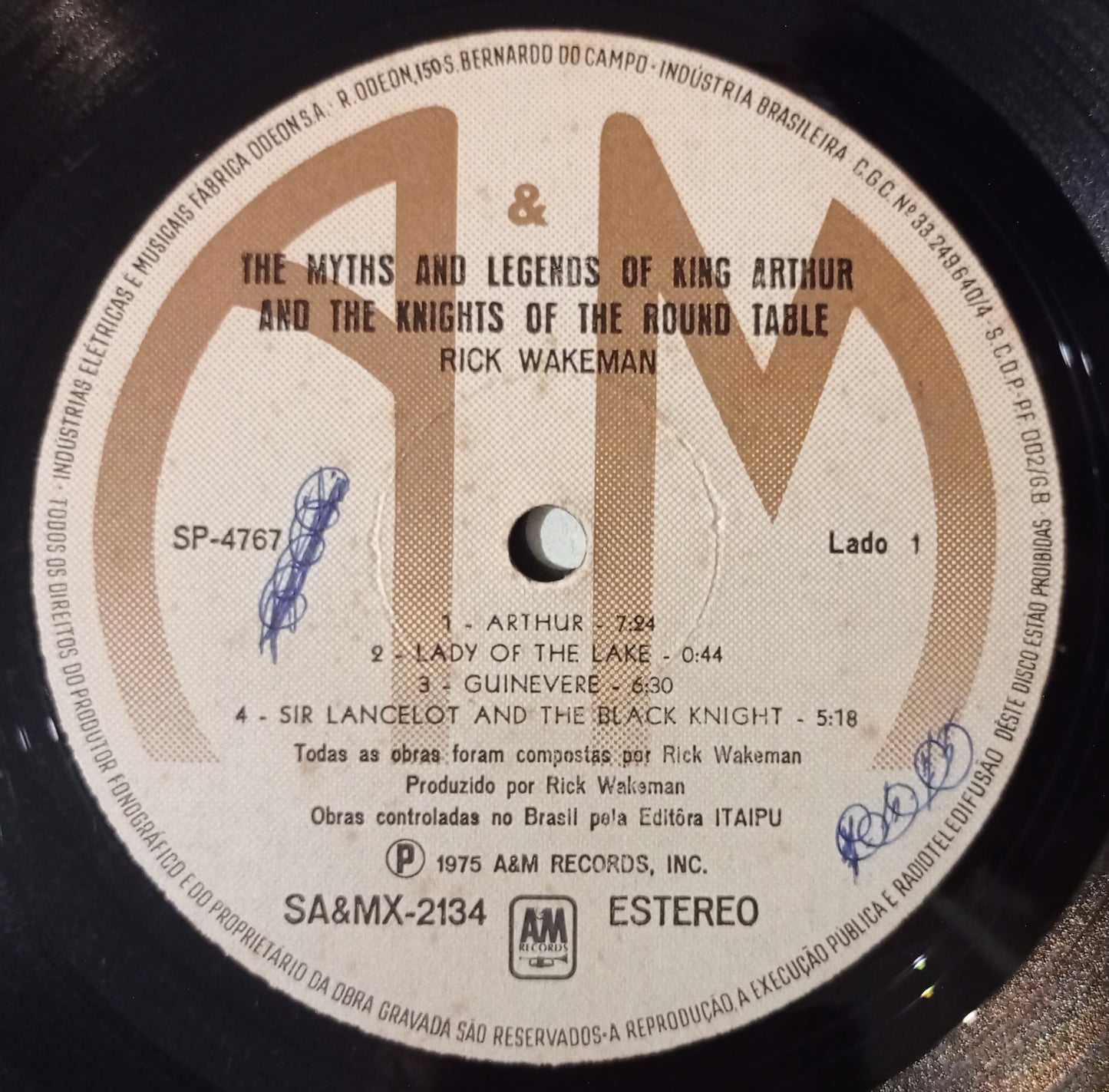 Rick Wakeman - The Myths And Legends Of King Arthur And The Knights Of The Round Table (LP - Nacional - USADO)