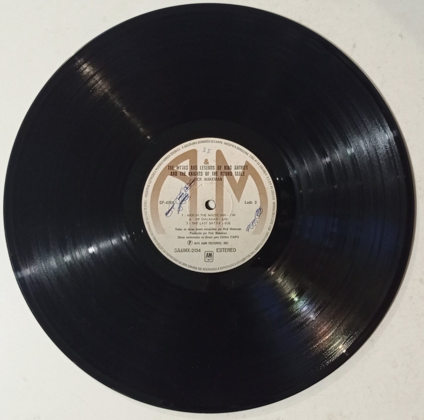Rick Wakeman - The Myths And Legends Of King Arthur And The Knights Of The Round Table (LP - Nacional - USADO)