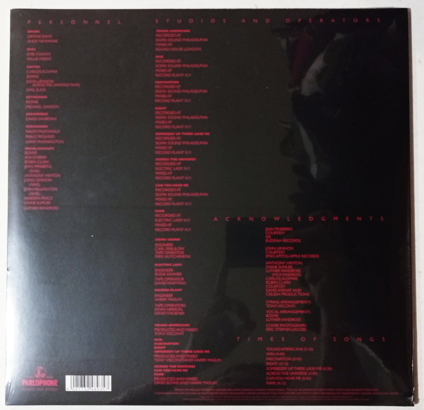 David Bowie - Young Americans (LP Picture Disc - Importado Alemanha - LACRADO)