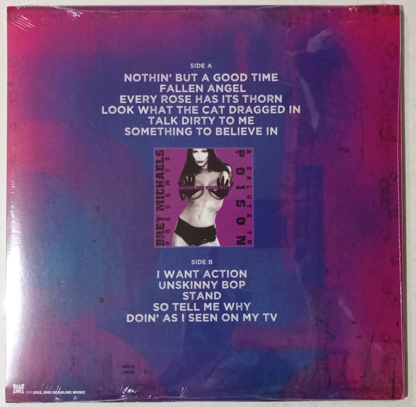 Bret Michaels - A Salute To Poison Show Me Your Hits (LP SPLATER - Importado Canadá - LACRADO)