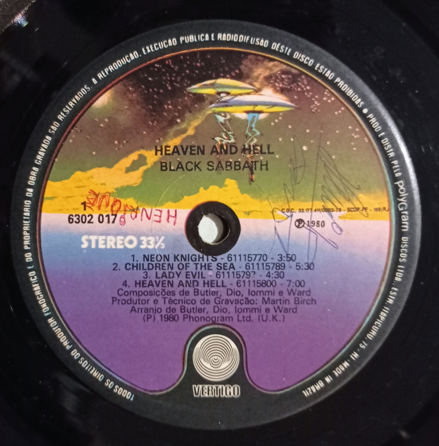 Black Sabbath - Heaven And Hell (LP - NACIONAL - USADO)