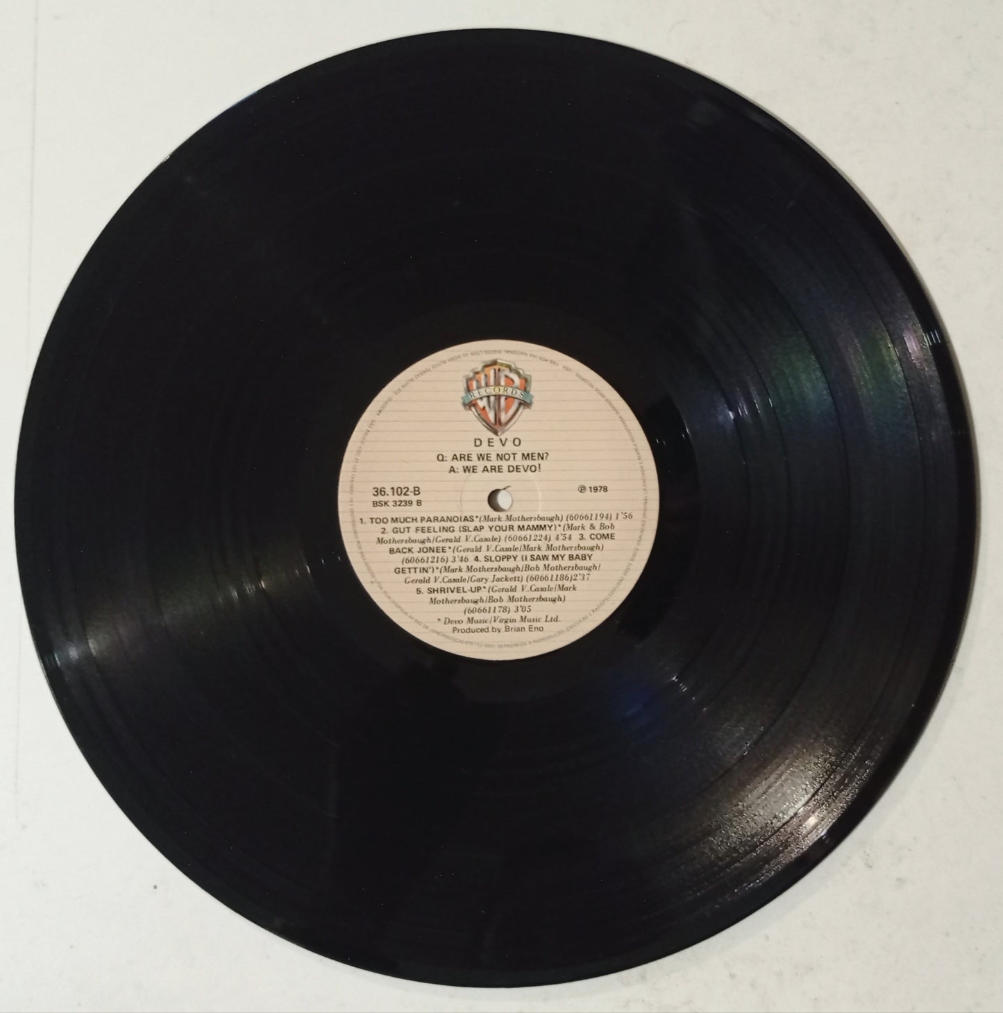 Devo - Q: Are We Not Men? A: We Are Devo! (LP - Nacional - USADO)