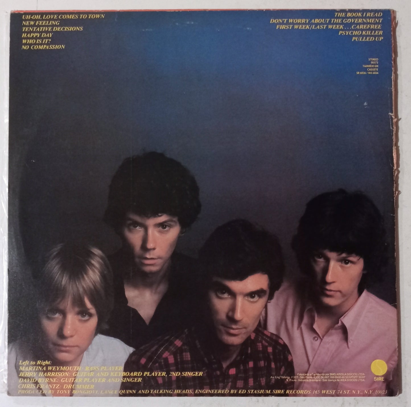 Talking Heads -Talking Heads: 77 (LP - Nacional - USADO)