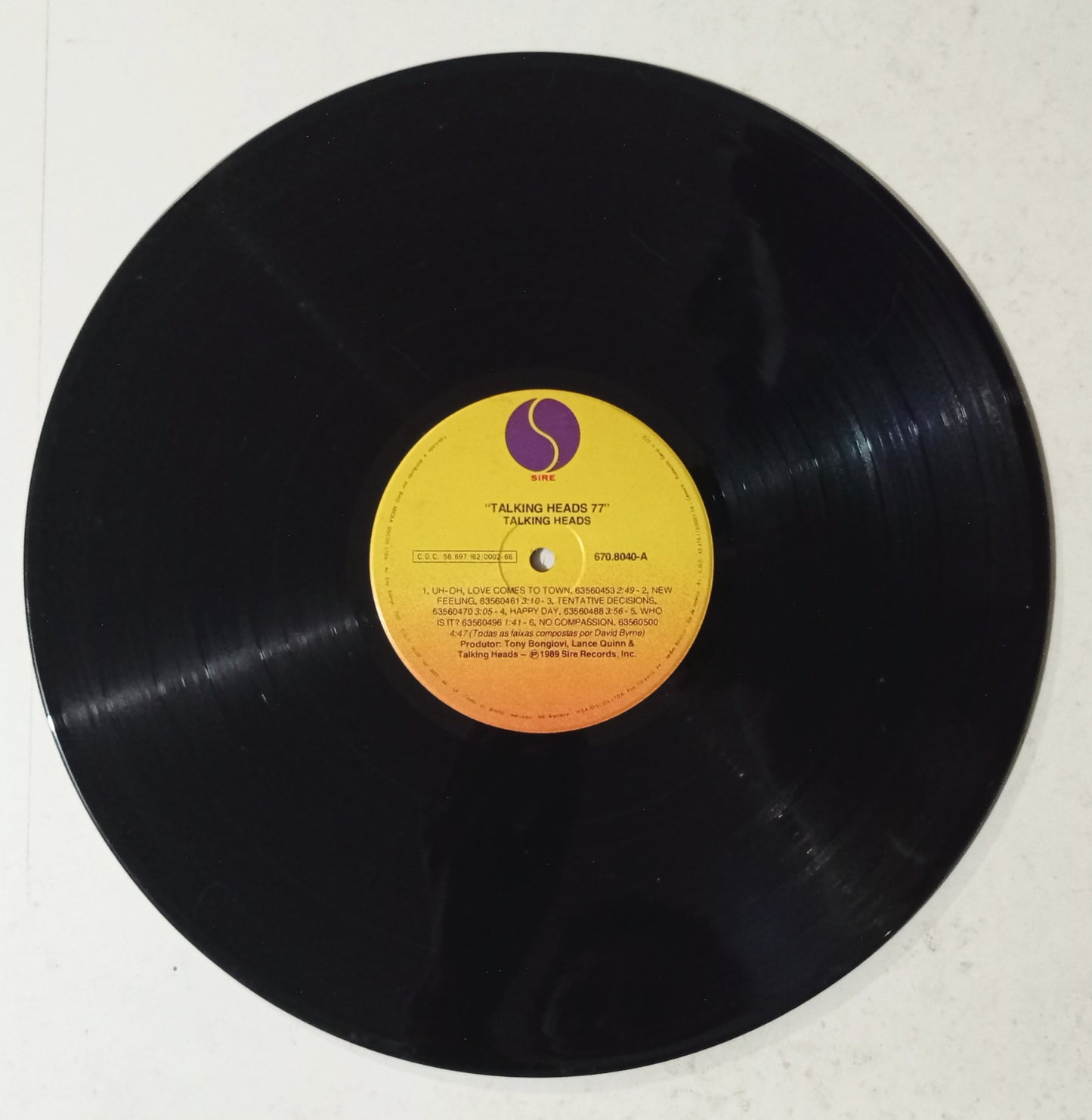 Talking Heads -Talking Heads: 77 (LP - Nacional - USADO)