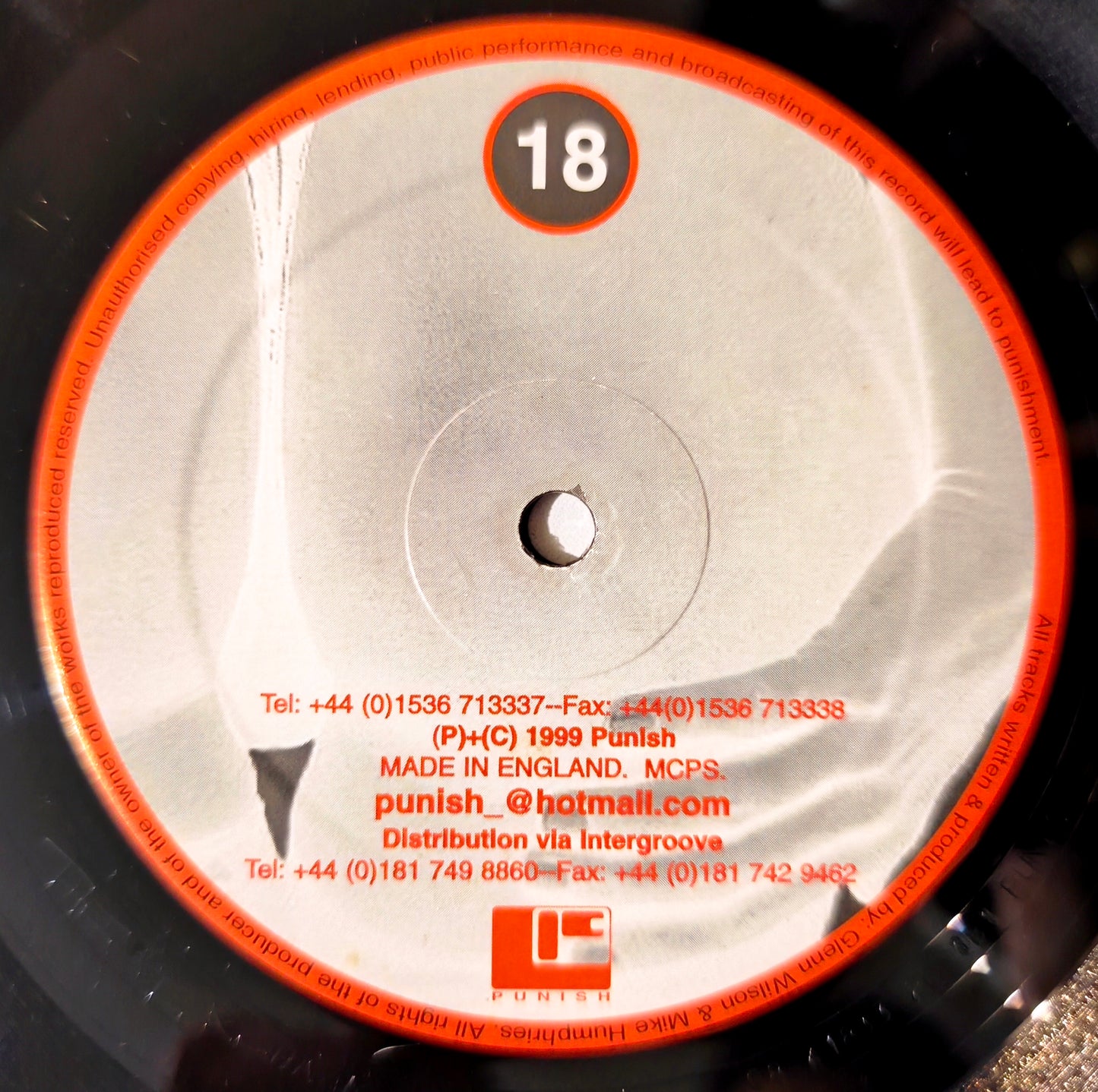 Mike Humphries & Glenn Wilson - Punish 4 (Vynil 12" - Importado Inglaterra - USADO)