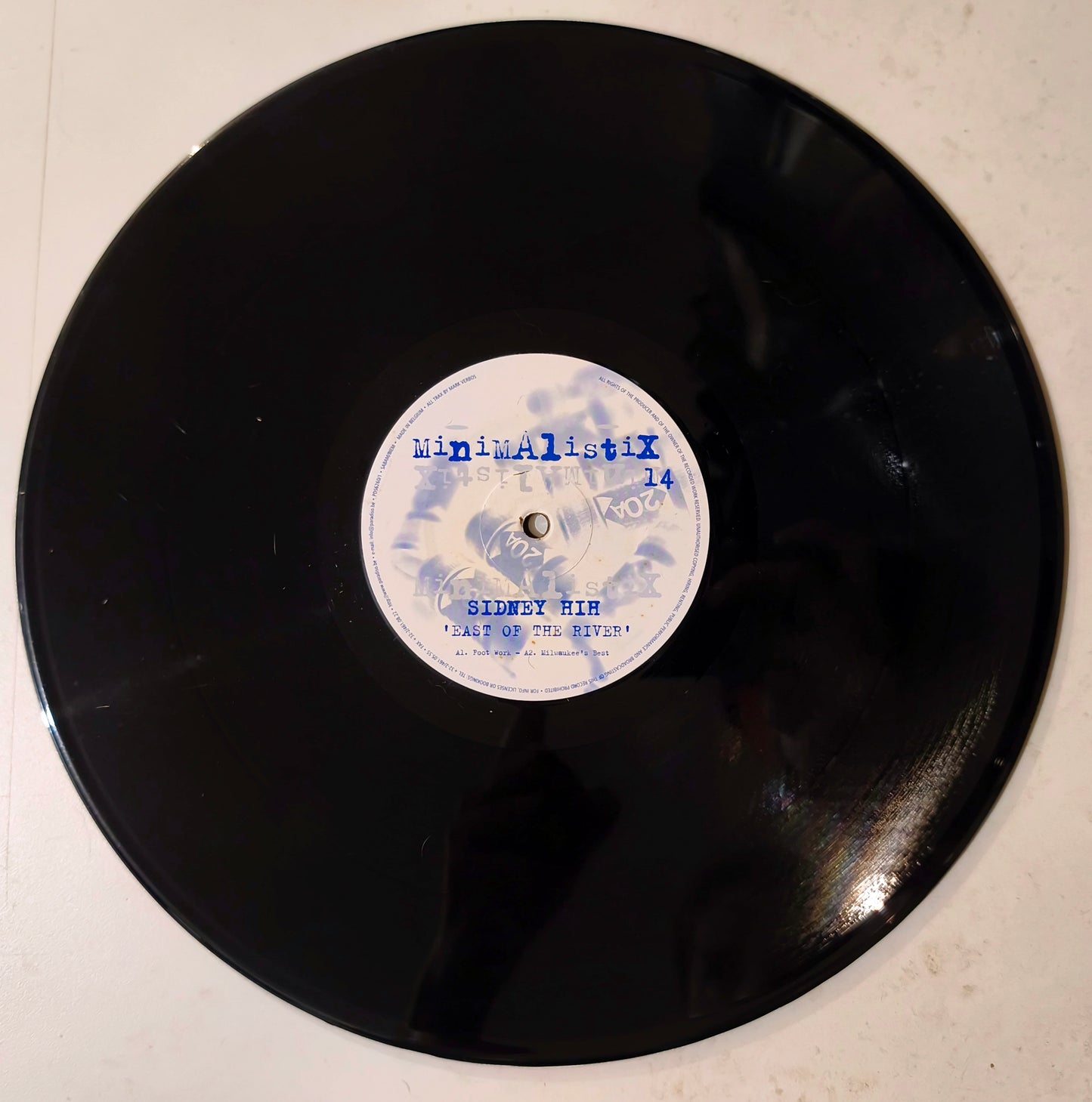Sidney Hih - East Of The River (Vynil 12" - Importado Bélgica - USADO)